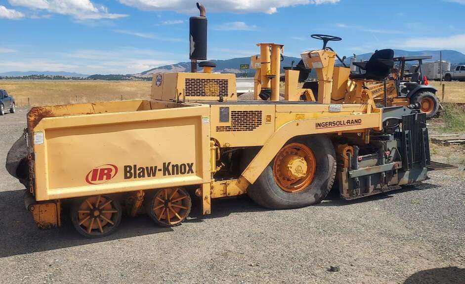 Reliable Rubber-Tired Asphalt Paver, Blaw-Knox by IR, Commercial Asphalt Paver, Blaw-Knox PF2181, Cummins Diesel, Priced to Sell