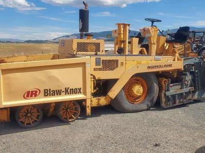 Reliable Rubber-Tired Asphalt Paver, Blaw-Knox by IR, Commercial Asphalt Paver, Blaw-Knox PF2181, Cummins Diesel, Priced to Sell