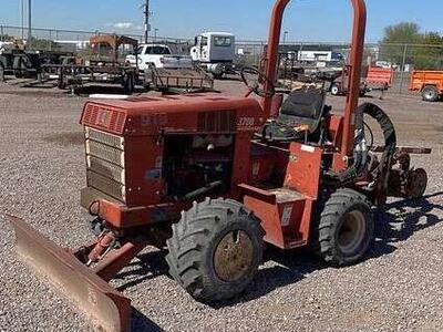 Ditch Witch 3700 Front Tilt Blade Utility Water Carbide Teeth Trencher Trenching Landscape Landscaping Chain Heavy Equipment