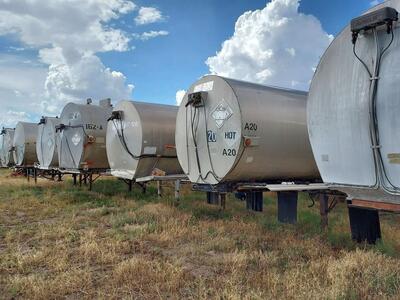 Insulated Asphalt Tanker Semi Tank Trailer Chemical Temperature Control Aluminum Steel Gravity Transport Oil Field Hauler