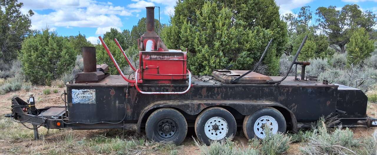 Portable Mobile Hot Box Asphalt Heater Utility Cut Pavement Road Root Patch Patcher Maintenance Tar Kettle Repair Equipment