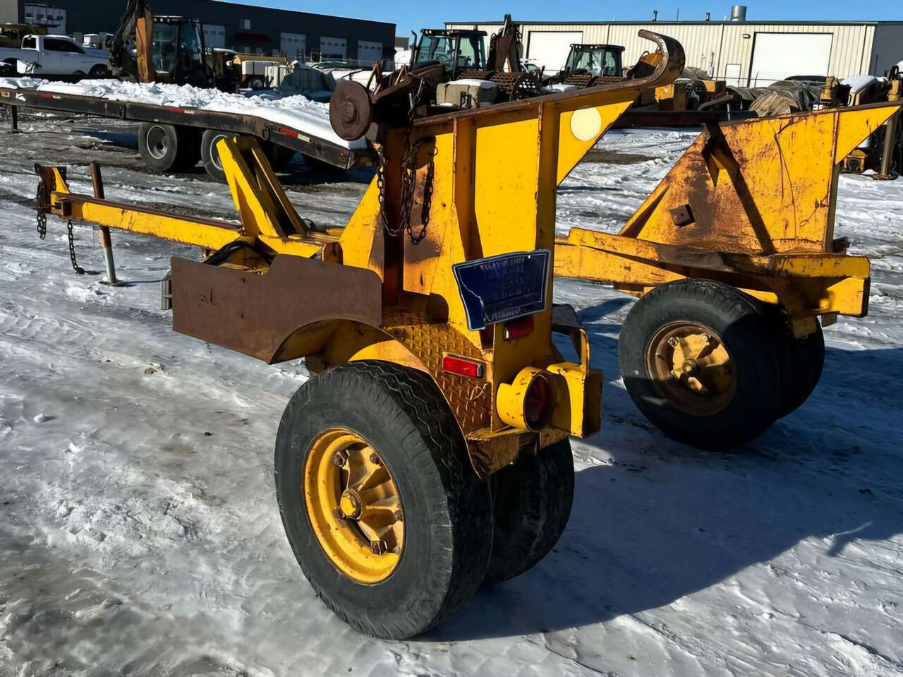 Towable Reel Spool Utility Large Cable Reels Wire Wheel Line Telecom Laying Construction Truck Semi Heavy Duty Trailer Trailers