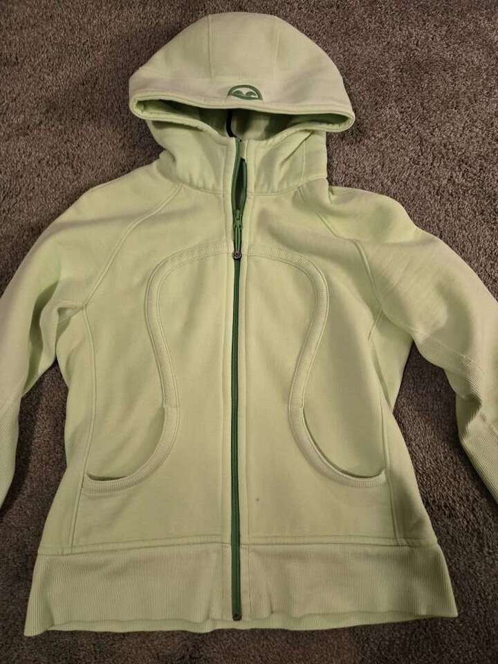 Lululemon Scuba Lime Green Hoodie