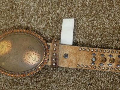 New genuine leather belt