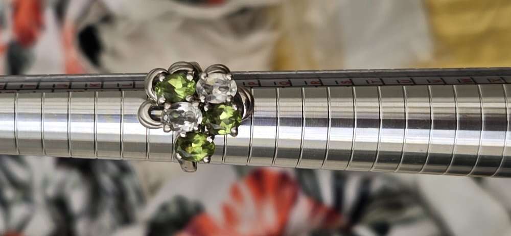 Platinum over .925 Silver ring size 6.5