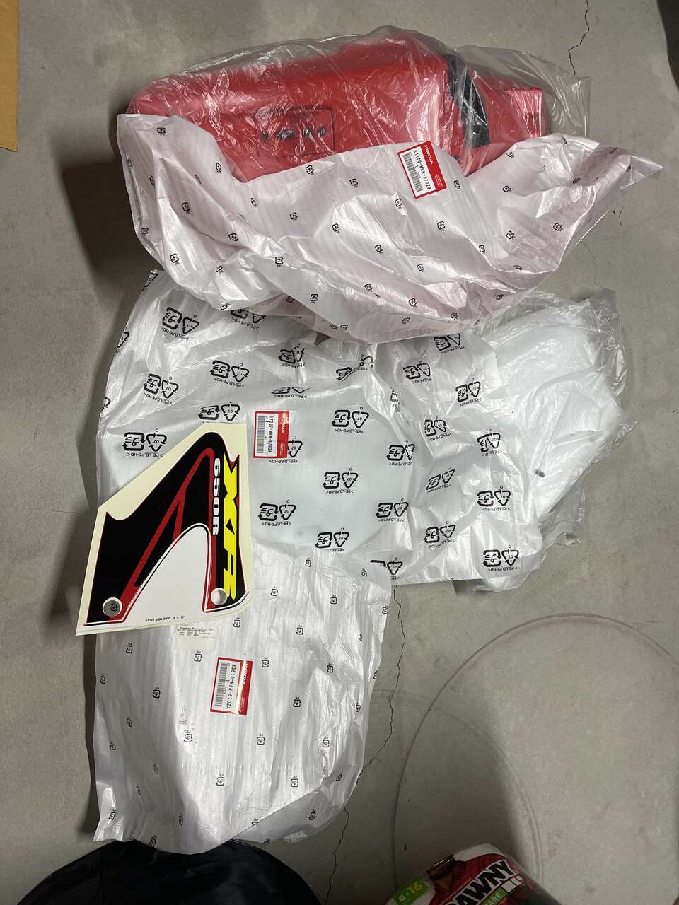 2004 Honda XR650R Plastic