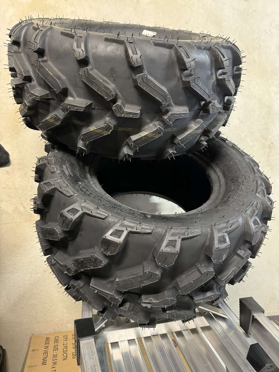 (2) New Polaris PXT tires