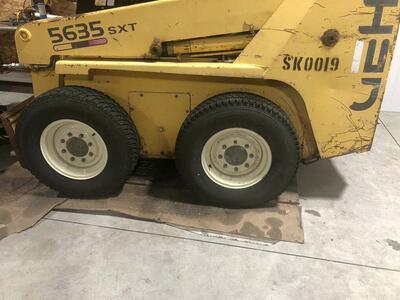 Snow Tires/Wheels For Skid Steer