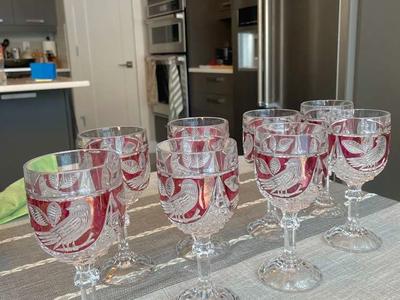 Hofbauer The Byrdes Crystal Goblet Set