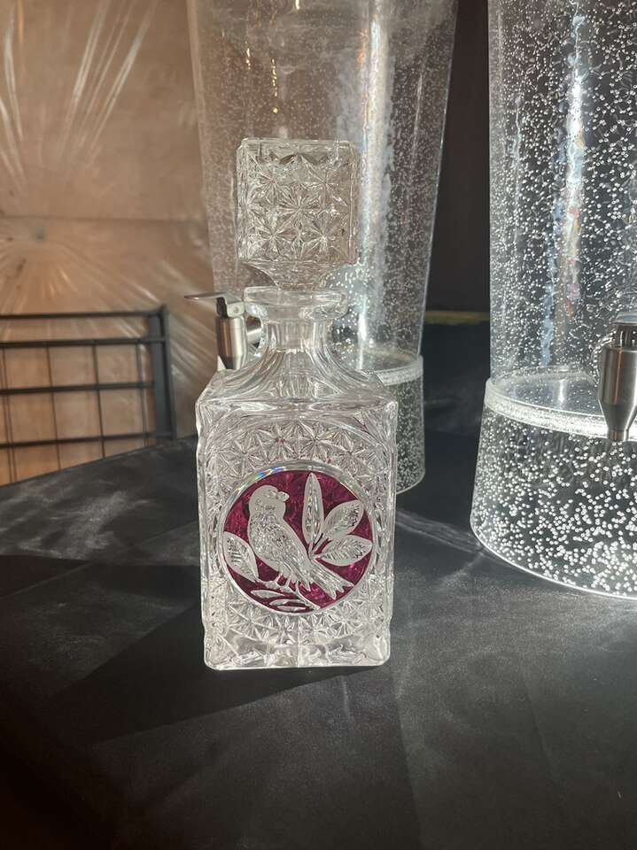 Hofbauer, The Red Byrdes Decanter