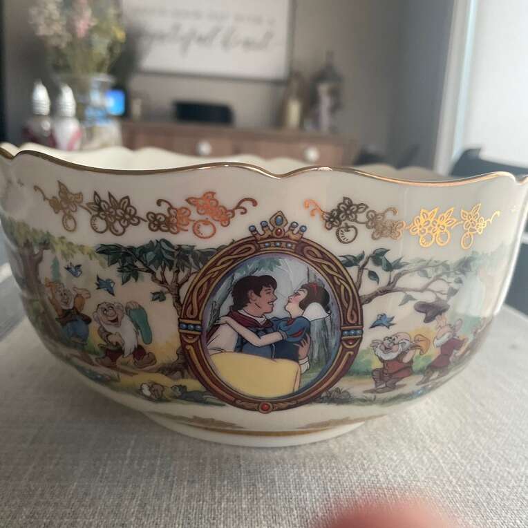 Snow White Anniversary Bowl By Lenox