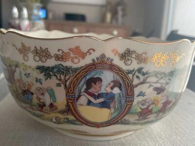 Snow White Anniversary Bowl By Lenox