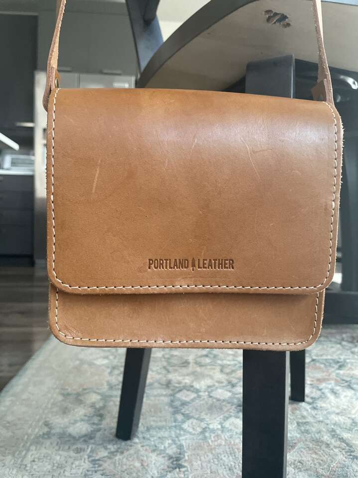 Portland Leather Small Flap Crossbody