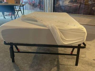 Memory Foam Mattress And Portable Bed Frame