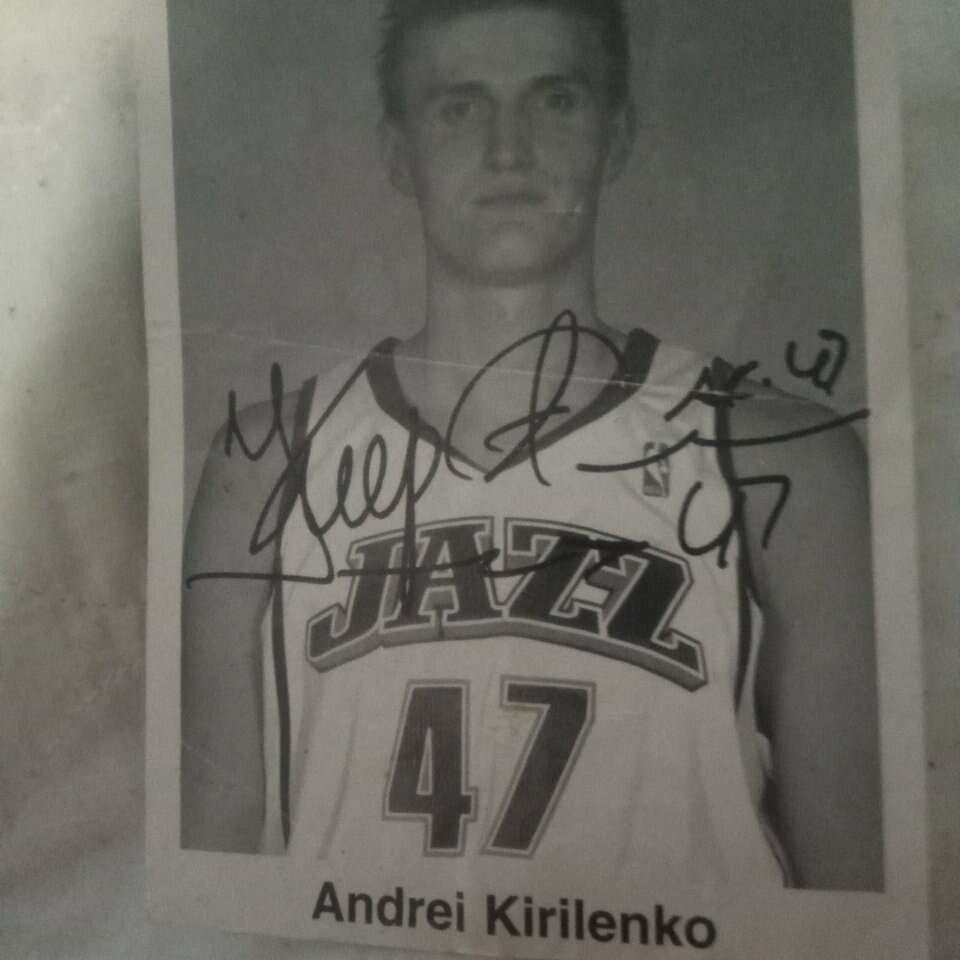 Autographed Picture of Utah Jazz #47