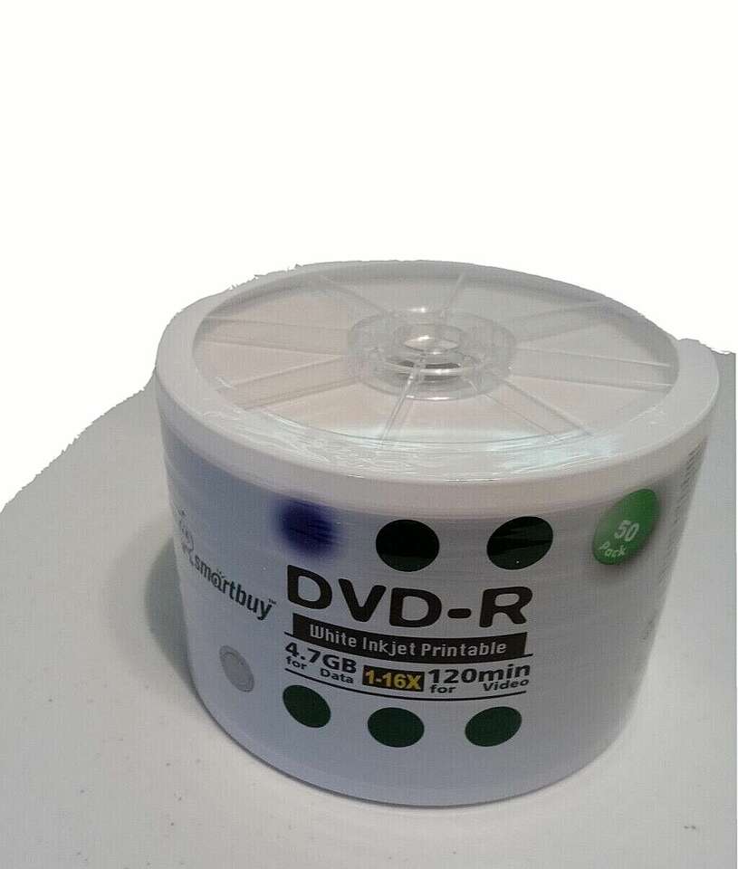 450 Smart Buy Blank DVD Package of 50 New
