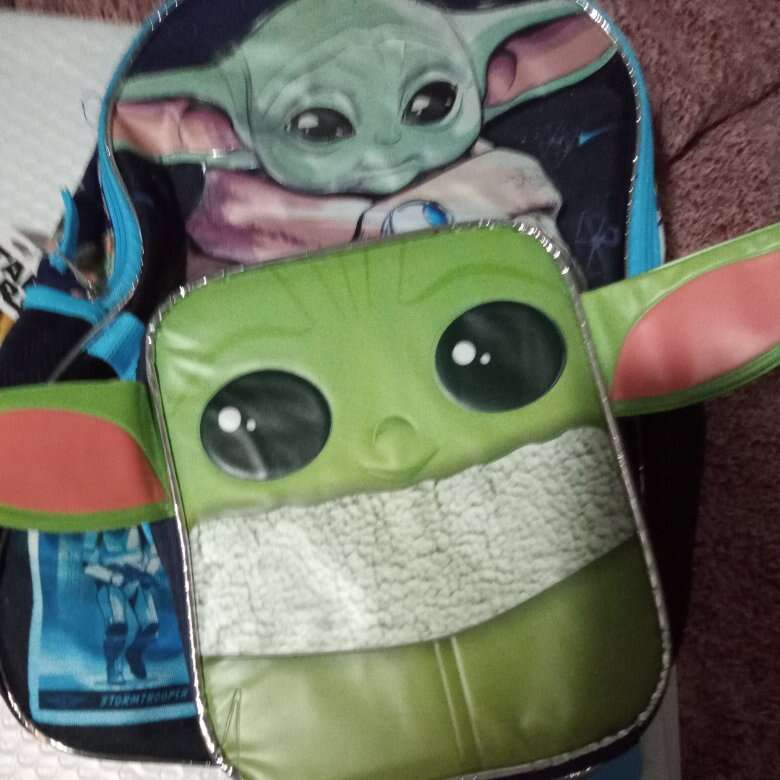 STAR WARS GROGU BACKPACK WITH DETACHABLE LUNCH BOX
