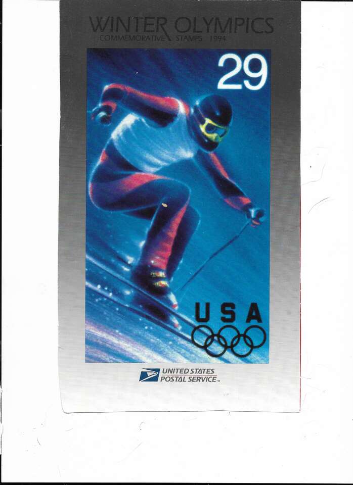 2002 Autographed US Postage First Day Cover Men's Super-G Gold Medaliats