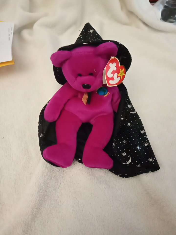 Millieium TY Baby Bear with tags and hat and cape