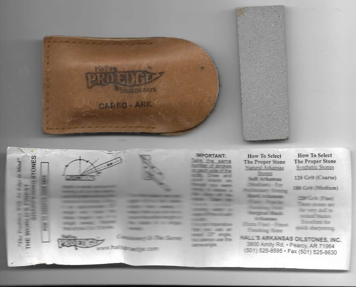 Proedge Sharping Stone and Leather Case with Instructions