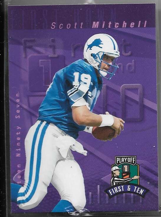 1997 Playoff First & Ten - #146 Scott Mitchell