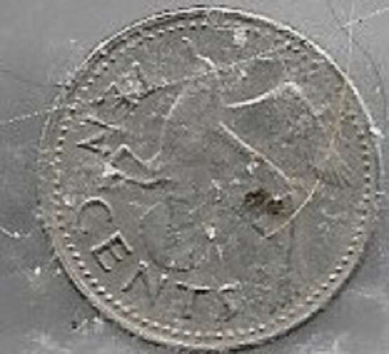 Barbados Coin 10 Cents 1973 Copper-nickel 17.78mm 2.26gr KM#12