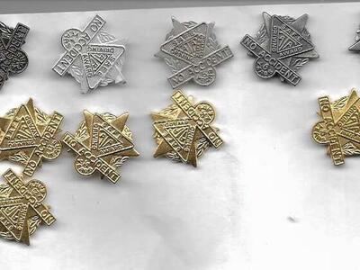 Lot of 20 ATA Safety Award Pins 1-20