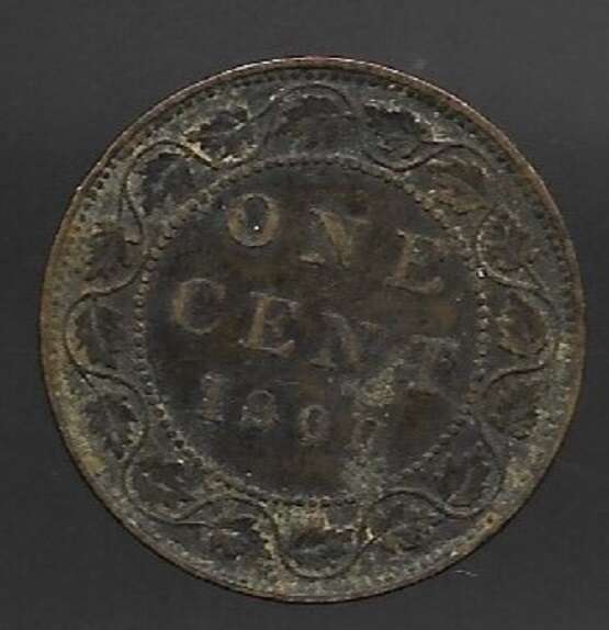 1900/1901 *VERY RARE* CANADA ONE 1 CENT VICTORIA