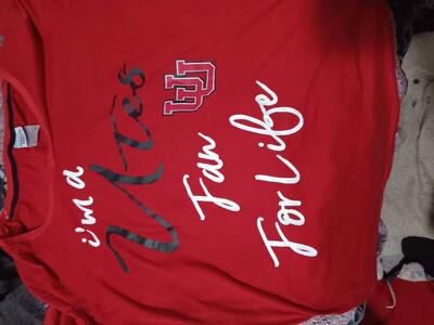 Womens Utah Utes 4 life xl T Shirt