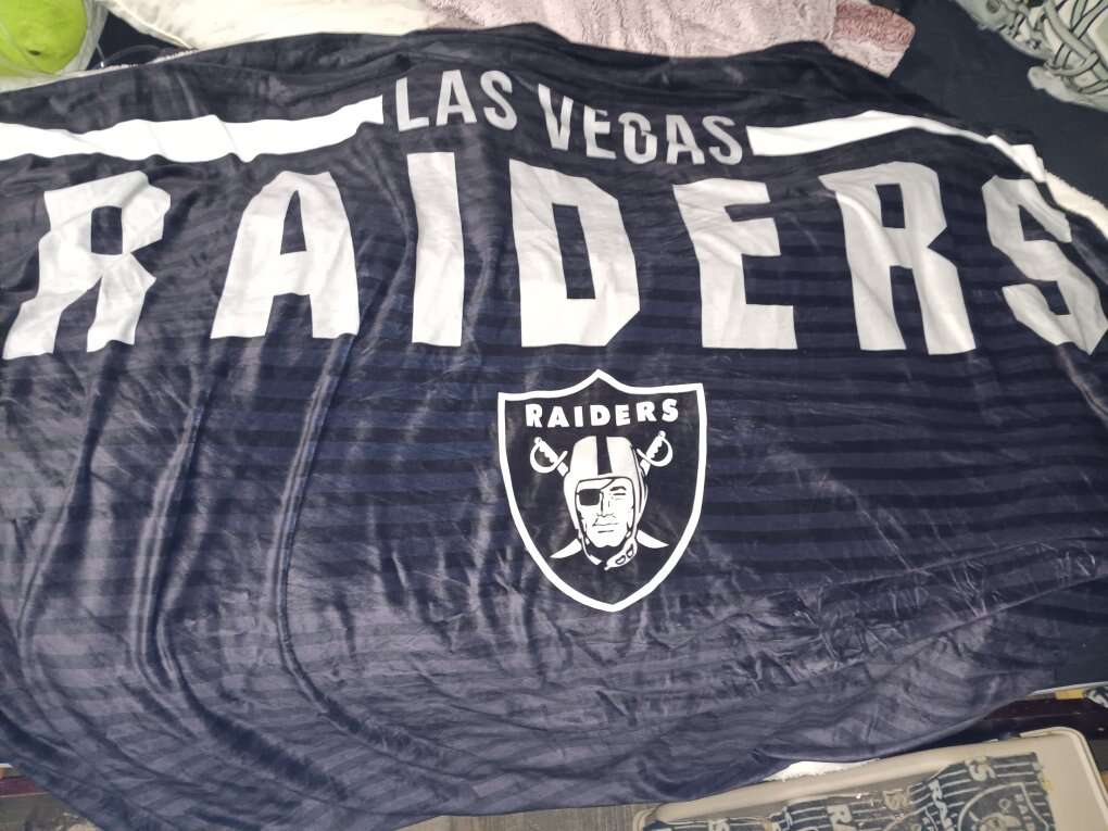 55"X 72" Las Vegas Raiders Fleece Throw Blanket