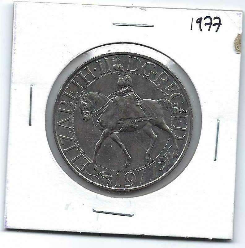 1977  Ascension Crown for the Queens Jubilee, Queen Elizabeth II UK