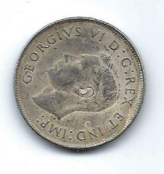 1944 WD Canada 50 Cents - George VI Silver KM#36