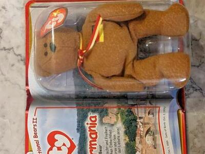 Rare Error Ty Beanie Baby McDonald’s. “Germania” F
