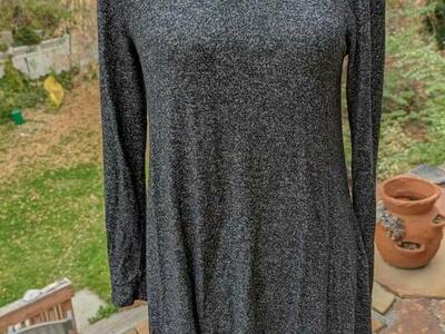 Old Navy Cozy Charcoal Gray Marled Women's Swing K
