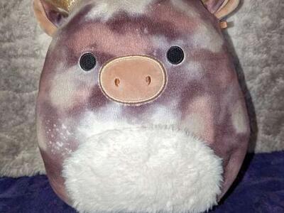 Squishmallow 8" Greggor Reindeer Moose Bronze Horn