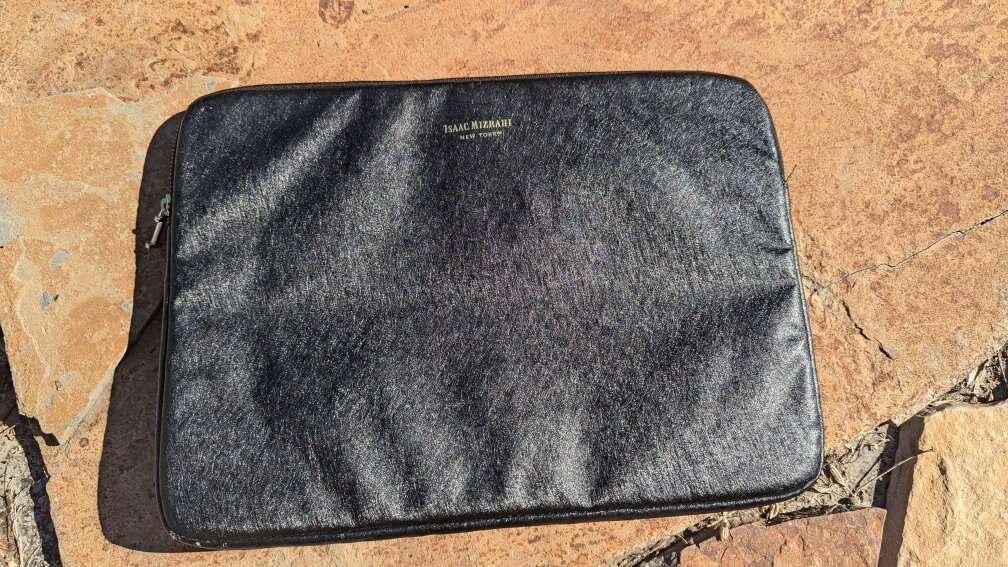 Isaac Mizrahi New York laptop large iPad or a note