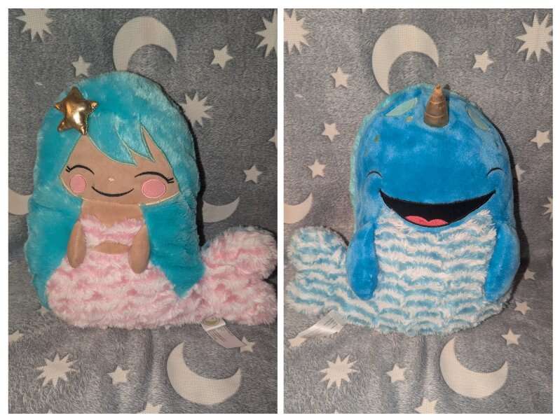 Super soft Narwhal to Mermaid reversible throw Pil