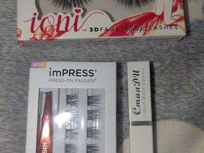 New *Sealed* Eyelash extensions, Faux Lashes, and