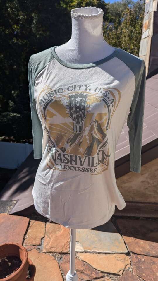Weekend Soul Nashville Music City Baseball Style T