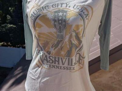 Weekend Soul Nashville Music City Baseball Style T