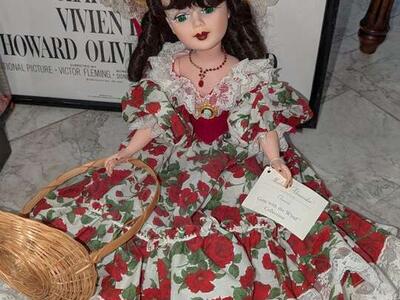 21" Madame Alexander Scarlett O`hara Doll In Rose