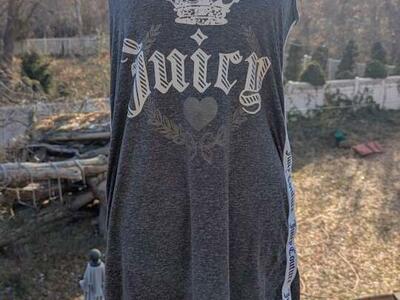 Juicy Couture Razor Back Tank Soft Jersey Mini Dre