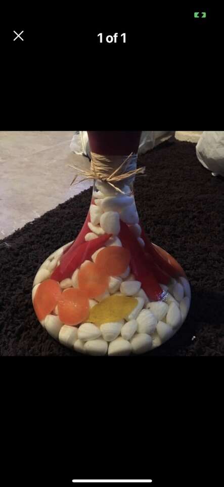 Decorative Bottle With Garlic Etc