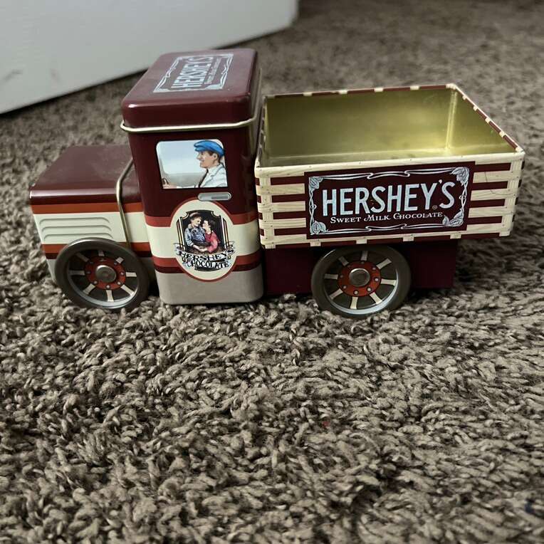 Hershey Truck Collectible Canister