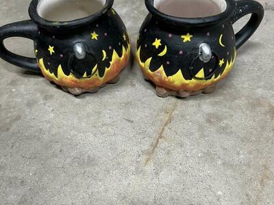 Halloween Caldron Candles