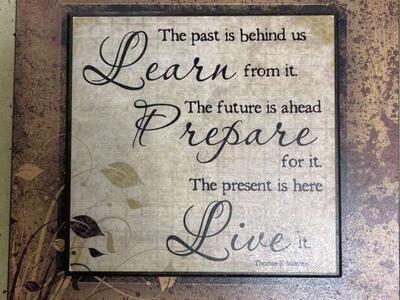 Great Thought Plaque