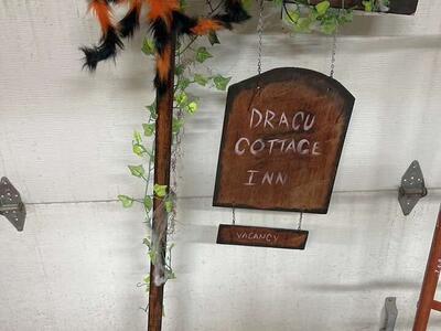 Dracula Halloween Sign