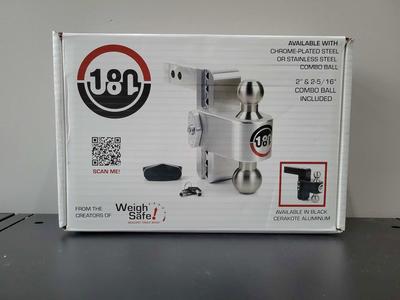 NEW!!! Weigh Safe LTB8-2 Adjustable 8" Steel 180° Drop Hitch w/ 2" Receiver FREE hitch pin/clip with purchase