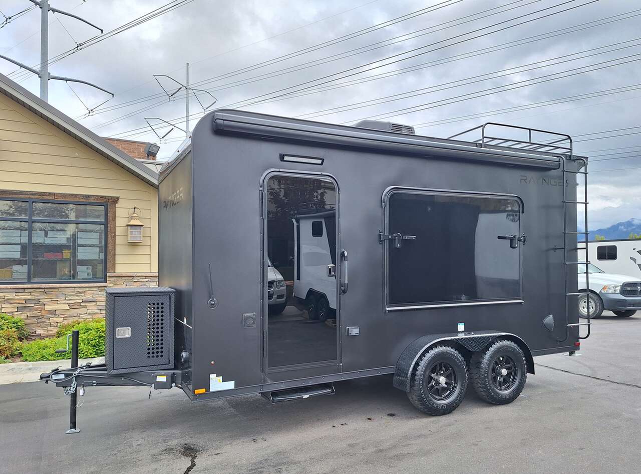 7x16 Off Road Toy Hauler Camper UTV/ATV Pkg, Insulated, A/C, Heat, Stereo