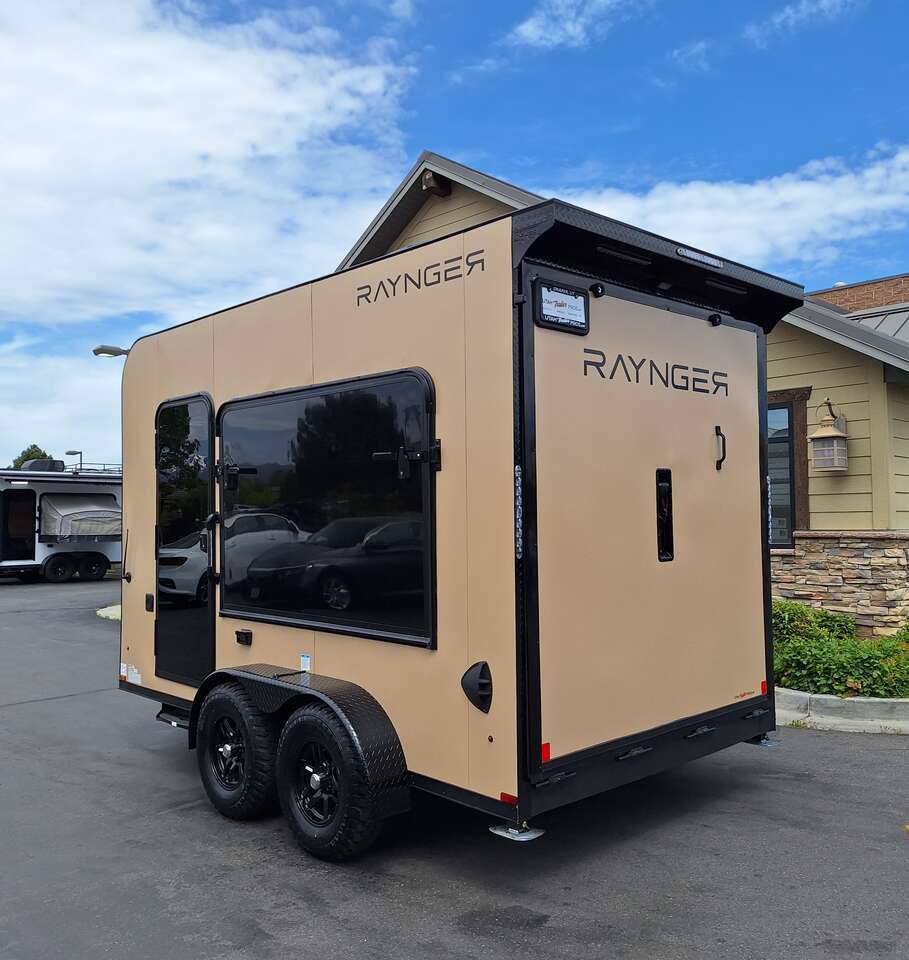 7x13 Off Road Toy Hauler Camper Enclosed UTV/ATV Pkg, Insulated, A/C, Heat